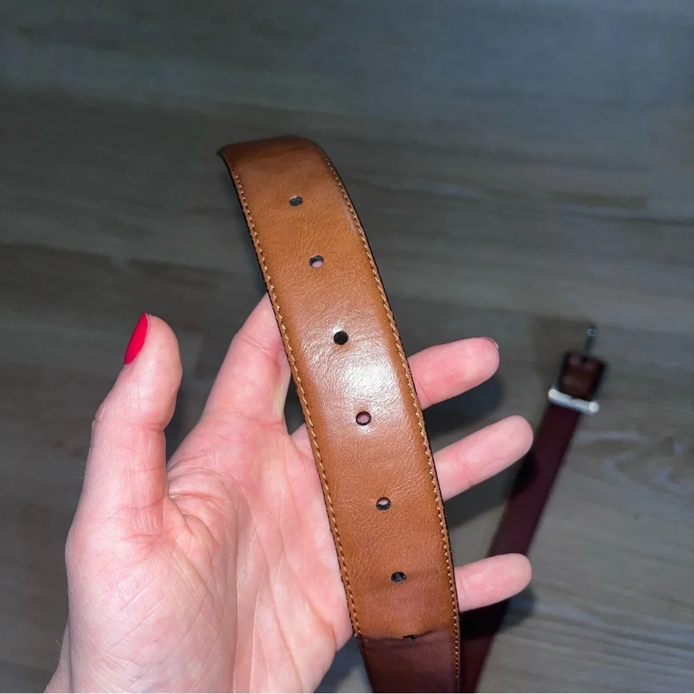 Van Heusen brown leather belt